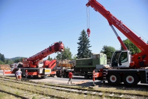 Dunières : un locotracteur débarque sur le Vélorail du Velay (vidéo)