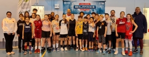 Les basketteurs U13 ont passé la première étape du Challenge benjamins