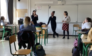 Yssingeaux : quand le théâtre fait irruption en classe...