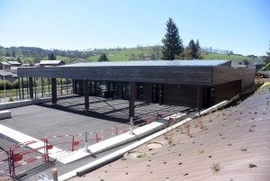 Yssingeaux : le chantier du lycée public Emmanuel-Chabrier dans sa phase finale