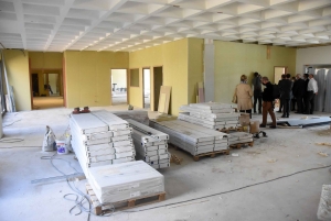 Yssingeaux : le chantier du lycée public Emmanuel-Chabrier dans sa phase finale