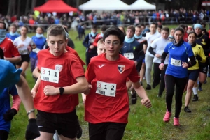 Cross des pompiers de Haute-Loire : les cadets et les féminines