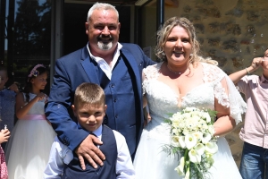 Mariage : Marie et Bruno à Saint-Maurice-de-Lignon