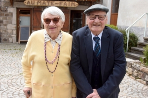 Retournac : Jean et Yvonne Gibert fêtent leurs noces de platine