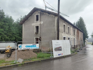 Raucoules : à la gare d&#039;Oumey, les travaux de la future auberge avancent