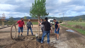 Bas-en-Basset : une friche transformée en terrain de pétanque à &quot;Lamure&quot;