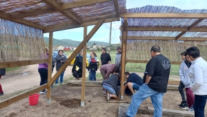 Bas-en-Basset : une friche transformée en terrain de pétanque à &quot;Lamure&quot;