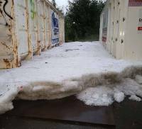 Yssingeaux : l&#039;entreprise Fayolle sinistrée après l&#039;orage de grêle (vidéo)