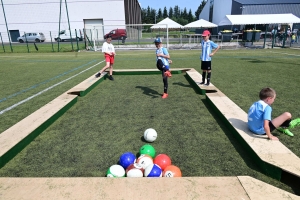 Sainte-Sigolène : du jeu au pied et des jeux pour les jeunes footballeurs au tournoi Dowlex