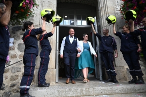 Yssingeaux : un mariage en grandes pompes pour deux sapeurs-pompiers volontaires