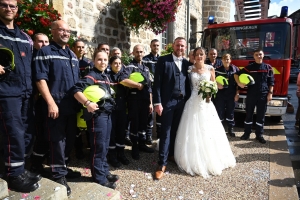 Yssingeaux : un mariage en grandes pompes pour deux sapeurs-pompiers volontaires