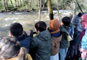 Monistrol-sur-Loire : les grandes sections de l&#039;école du &quot;Château&quot; en classe découverte