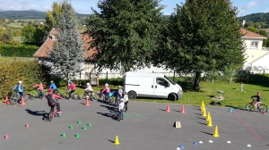 Lantriac : le vélo à l&#039;emploi du temps des écoliers