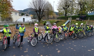 Lantriac : le vélo à l&#039;emploi du temps des écoliers