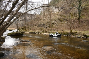 Sainte-Sigolène : un quad retrouvé au milieu de la rivière la Dunière