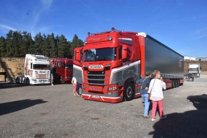 Sainte-Sigolène : 26 poids-lourds à la Fête du camion et du transport