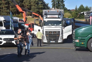 Sainte-Sigolène : 26 poids-lourds à la Fête du camion et du transport