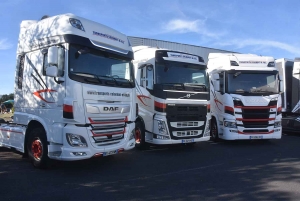 Sainte-Sigolène : 26 poids-lourds à la Fête du camion et du transport