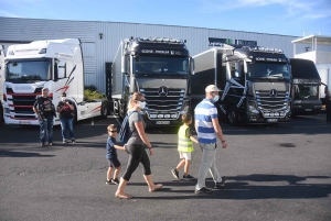 Sainte-Sigolène : 26 poids-lourds à la Fête du camion et du transport