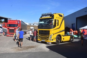 Sainte-Sigolène : 26 poids-lourds à la Fête du camion et du transport