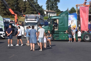 Sainte-Sigolène : 26 poids-lourds à la Fête du camion et du transport