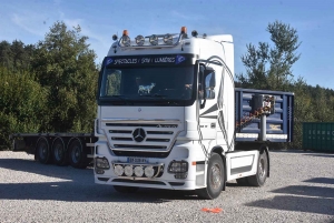 Sainte-Sigolène : 26 poids-lourds à la Fête du camion et du transport