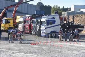 Sainte-Sigolène : 26 poids-lourds à la Fête du camion et du transport