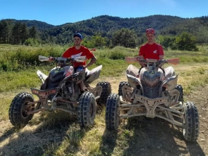 Grazac : les frères Ouillon deuxièmes au Championnat de France d&#039;endurance de quad