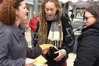 Yssingeaux : deux actions de tractage sur le marché jeudi matin