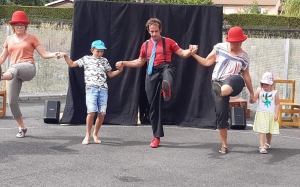 Retournac : les écoliers de Charrées-Jussac épatés par un spectacle de cirque