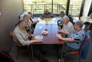 Yssingeaux : les résidents de l&#039;hôpital retrouvent des jeux anciens