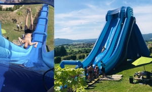 Monistrol-sur-Loire : le toboggan géant Aquaslide de retour à l&#039;Ozen