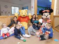 Winnie et Minnie en visite à la crèche de Retournac