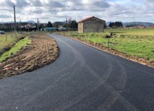 Grazac : des travaux d&#039;enrobé dans les hameaux