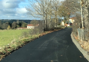 Grazac : des travaux d&#039;enrobé dans les hameaux