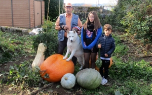 Lapte : une courge de 82 kg décorée et exposée à &quot;La Chambertière&quot;