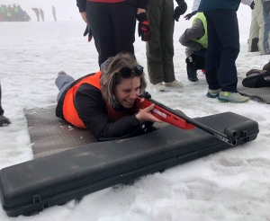 Yssingeaux : des chutes et des fous rires sur la neige pour 4 lycéennes d&#039;Eugénie-Joubert