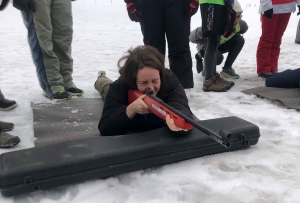 Yssingeaux : des chutes et des fous rires sur la neige pour 4 lycéennes d&#039;Eugénie-Joubert