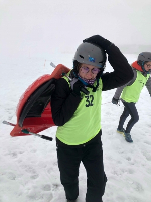 Yssingeaux : des chutes et des fous rires sur la neige pour 4 lycéennes d&#039;Eugénie-Joubert