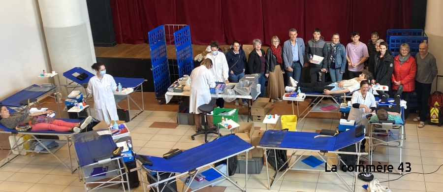 “Successful Blood Drive Held in Espaly Saint-Marcel to Meet Critical Needs”