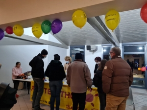 La Chapelle-d&#039;Aurec : 130 soupes aux choux et du vin chaud servis pour le Téléthon