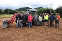 30 m3 de sable pour refaire le terrain de pétanque de &quot;Veyrac&quot;