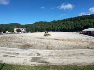 Dunières : coup d&#039;envoi donné pour le chantier du stade synthétique