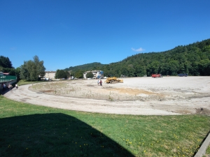 Dunières : coup d&#039;envoi donné pour le chantier du stade synthétique