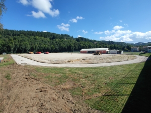 Dunières : coup d&#039;envoi donné pour le chantier du stade synthétique