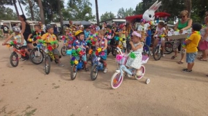 Bas-en-Basset : des vélos fleuris au camping La Garenne