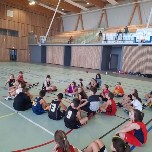 Basket: les U10 et les U11 de la Haute Loire s’entrainent ensemble à Retournac