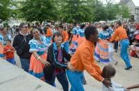 Le Vénézuela a invité le public à danser.