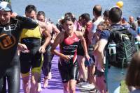 Triathlon des Sucs : la natation, le cyclisme et la course à pied en photos