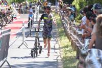 Triathlon des Sucs : la natation, le cyclisme et la course à pied en photos